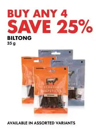 Woolworths BILTONG offer