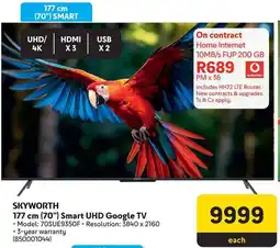 Makro SKYWORTH 177 cm (70") Smart UHD Google TV offer
