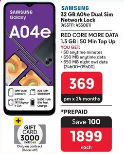 Makro SAMSUNG 32 GB A04e Dual Sim Network Lock offer