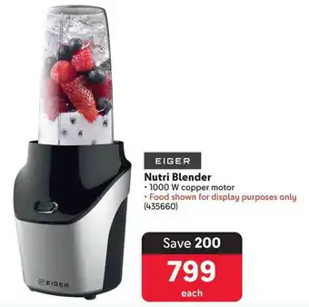 Makro EIGER Nutri Blender offer