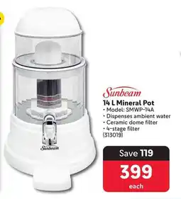 Makro Sunbeam 14 L Mineral Pot offer