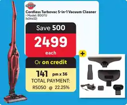 Makro Cordless Turbovac 5-in-1 Vacuum Cleaner offer