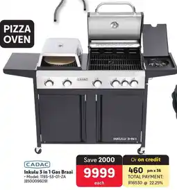 Makro Inkulu 3 in 1 Gas Braai offer