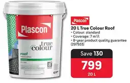 Makro Plascon 20 L True Colour Roof offer
