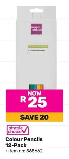 Game Colour Pencils 12-Pack offer