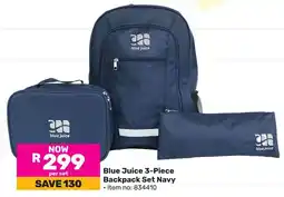 Game Blue Juice 3-Piece Backpack Set Navy offer