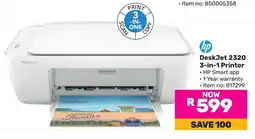 Game HP DeskJet 2320 3-in-1 Printer offer