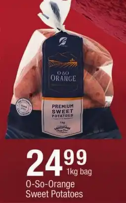 Checkers O-So-Orange Sweet Potatoes offer