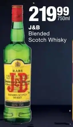 Checkers Liquor Shop J&B Blended Scotch Whisky offer