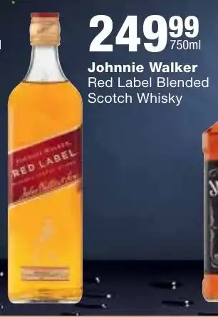 Checkers Liquor Shop Johnnie Walker Red Label Blended Scotch Whisky offer