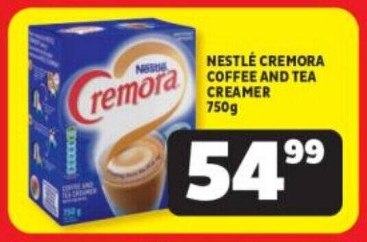NESTLÉ CREMORA COFFEE AND TEA CREAMER 750g offer at Usave