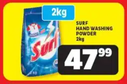 Usave SURF HAND WASHING POWDER 2kg offer