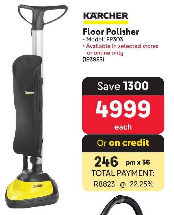 Floor Polisher offer at Makro