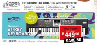 Cash Crusaders ELECTRONIC KEYBOARDS WITH MICROPHONE offer