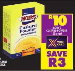 Shoprite MOIR'S CUSTARD POWDER 125g each offer
