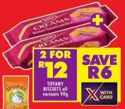 Shoprite TIFFANY BISCUITS all variants 90g offer