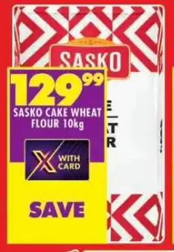 Shoprite SASKO CAKE WHEAT FLOUR 10kg offer