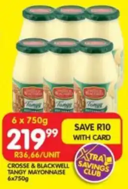 Shoprite CROSSE & BLACKWELL TANGY MAYONNAISE offer