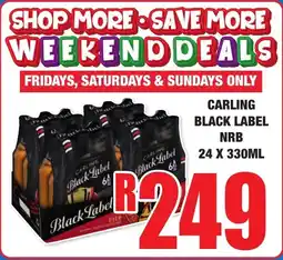 Boxer Liquors CARLING BLACK LABEL NRB offer