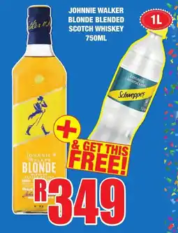 Boxer Liquors JOHNNIE WALKER BLONDE BLENDED SCOTCH WHISKEY 750ML offer