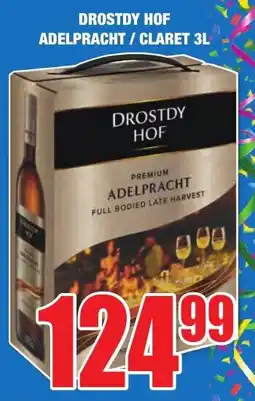 DROSTDY HOF ADELPRACHT/ CLARET 3L