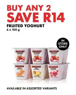 Woolworths FRUITED YOGHURT offer