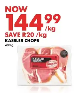 Woolworths KASSLER CHOPS offer