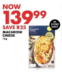 Woolworths MACARONI CHEESE 1 kg offer