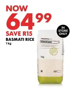 Woolworths BASMATI RICE 1 kg offer