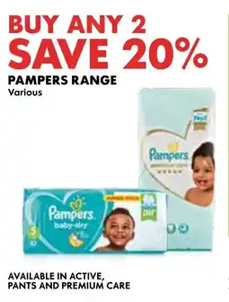 Woolworths PAMPERS RANGE offer