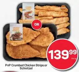 Pick n Pay PnP Crumbed Chicken Strips or Schnitzel offer