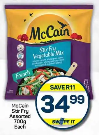 Pick n Pay McCain Stir Fry Assorted 700g Each offer