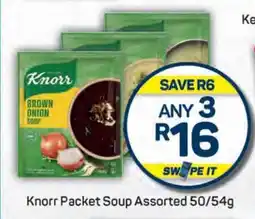 Pick n Pay Knorr Packet Soup Assorted 50/54g offer