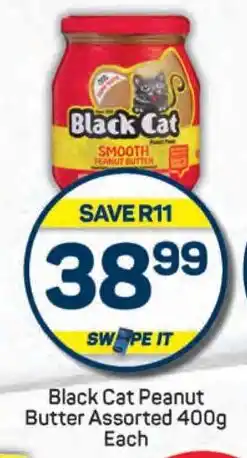 Pick n Pay Black Cat Peanut Butter Assorted 400g Each offer