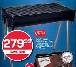 Pick n Pay Metalix Large Braai offer