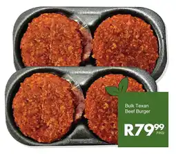 Save Bulk Texan Beef Burger offer