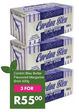 Save Cordon Bleu Butter Flavoured Margarine Brick 500g offer