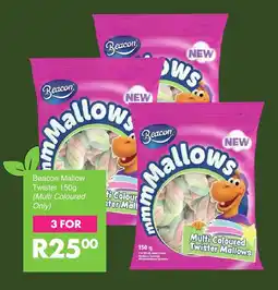 Beacon Mallow Twister 150g (Multi Coloured Only)