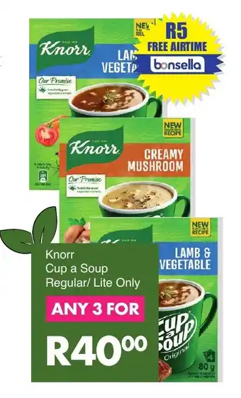 Save Knorr Cup a Soup Regular/Lite Only offer