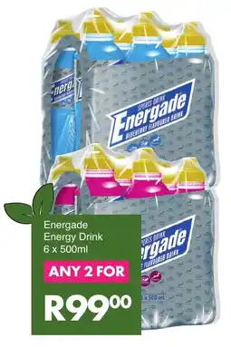 Save Energade Energy Drink 6 x 500ml offer