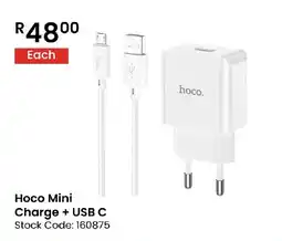 Africa Cash and Carry Hoco Mini Charge + USB C offer