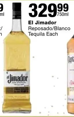 El Jimador Reposado/Blanco Tequila Each