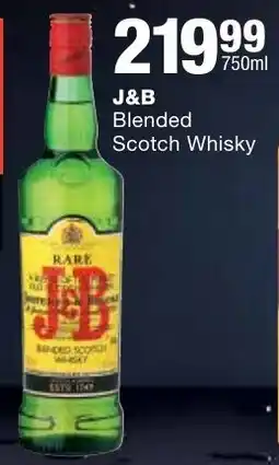J&B Blended Scotch Whisky
