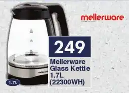 President Hyper Mellerware Glass Kettle 1.7L offer