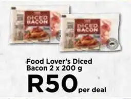 Food Lover's Market Food Lover's Diced Bacon 2 x 200g offer