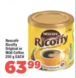 OK Foods Nescafé Ricoffy Original or Mild Coffee 250 g EACH offer