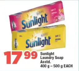 OK Foods Sunlight Laundry Soap Asstd. 400g-500g EACH offer