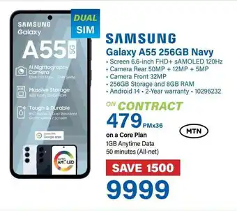 Incredible Connection SAMSUNG Galaxy A55 256GB Navy offer