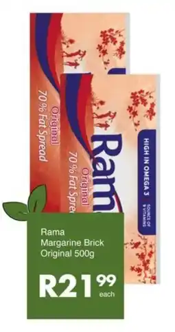 Save Rama Margarine Brick Original 500g offer