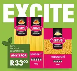 Save Save Macaroni/ Spaghetti 500g offer